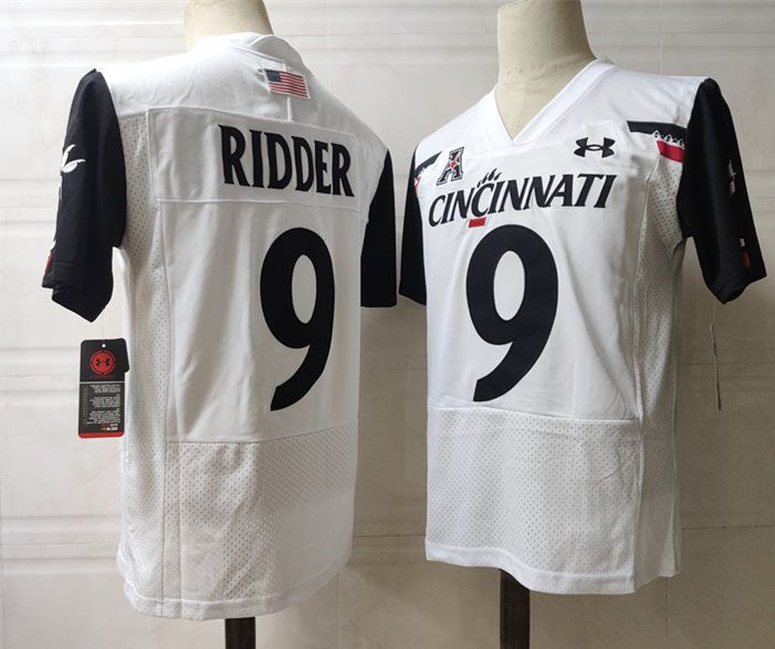 Men Biturong #9 Ridder White 2025 NCAA Jersey